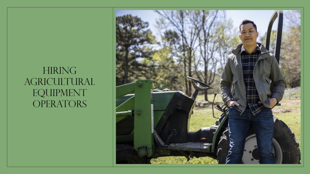 Agricultural Equipment Operators-Seasonal Job in USA