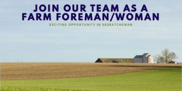 Farm Foreman/Woman Job in Saskatchewan For Foreigners with LMIA