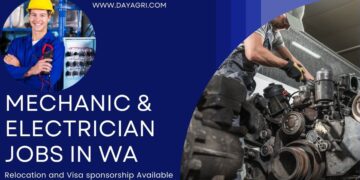 Mechanic & Electrician Jobs in Western Australia  (Relocation and Visa sponsorship Available)