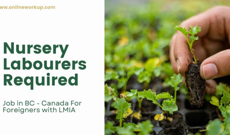 Nursery Labourers Required in BC – Canada For Foreigners with LMIA