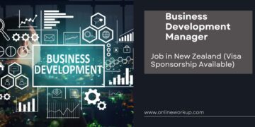 Business Development Manager Job in New Zealand (Visa Sponsorship Available)
