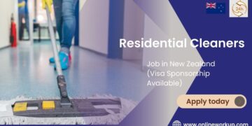 Residential Cleaners Needed in New Zealand (Visa Sponsorship Available)