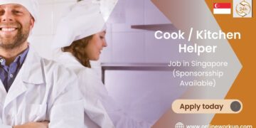 Cook / Kitchen Helper Job in Singapore (Sponsorship Available) Cook / Kitchen Helper Job in Singapore (Sponsorship Available)