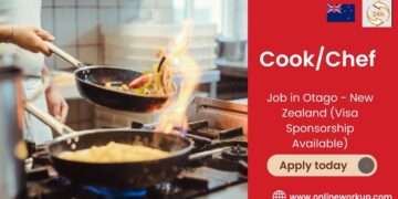 Cook/Chef Needed in Otago – New Zealand (Visa Sponsorship Available)