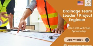 Drainage Team Leader / Project Engineer Job in USA with Visa Sponsorship