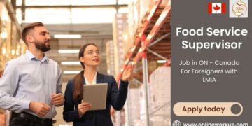 Food Service Supervisor Job in ON – Canada For Foreigners with LMIA