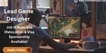 Lead Game Designer Job in Australia (Relocation & Visa Sponsorship Available)