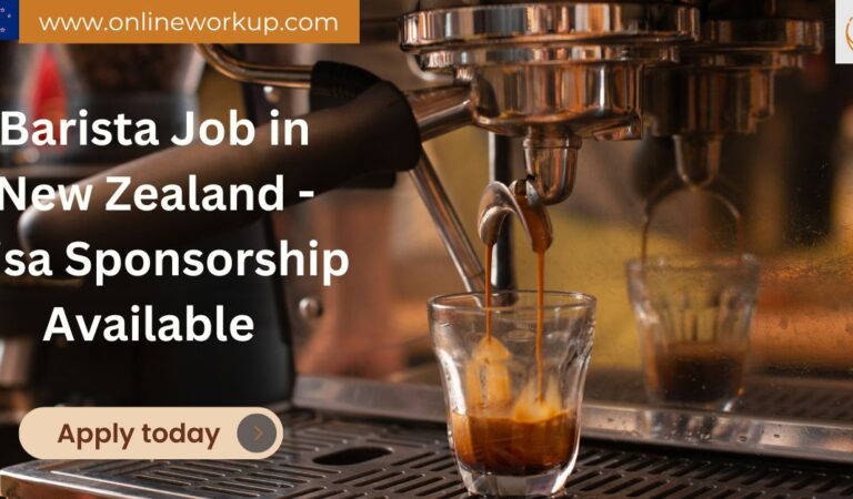 Barista Job in New Zealand – Visa Sponsorship Available 