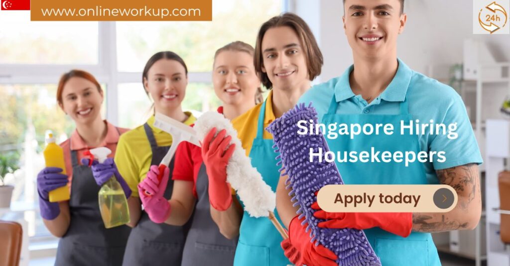 Singapore Hiring Housekeepers – Work Permit Sponsorship for Approved Nationalities