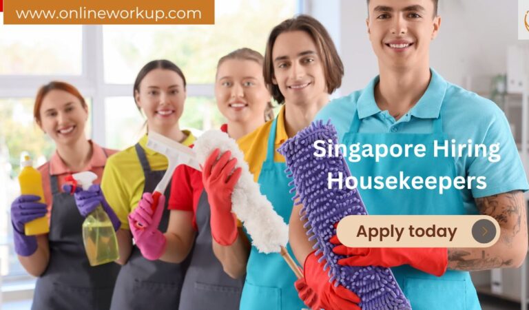 Singapore Hiring Housekeepers – Work Permit Sponsorship for Approved Nationalities